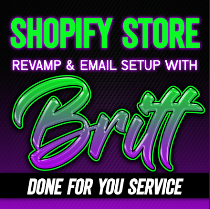 Shopify Store Revamp & Email Set Up (Done For You Service)