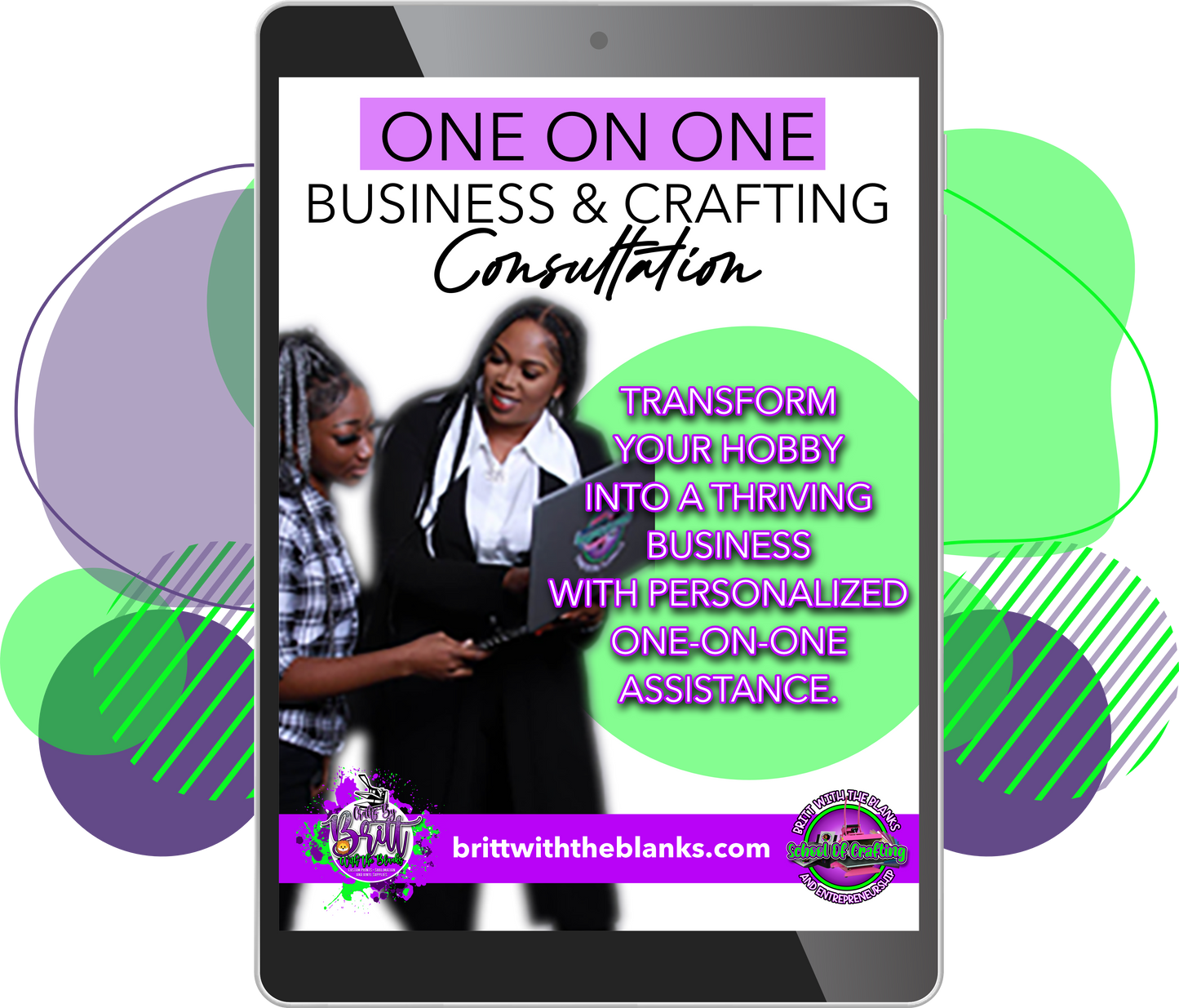 One On One Crafting & Entrepreneurship Consultation
