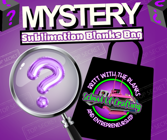 Sublimation Blank Mystery Bags
